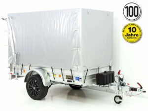 Koch-Anhänger „Edition 35“ 125x250cm 1300kg|Typ 4.13|Hochplane 160cm – silber