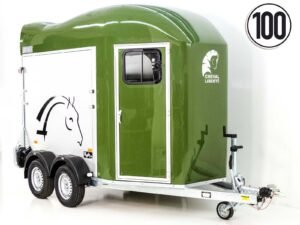 Cheval Liberte Pferdeanhänger GOLD Origins Premium |Sattelkammer|olivgün