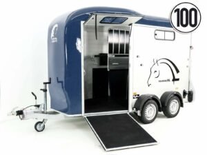 Cheval Liberte Pferdeanhänger Touring XL Country|Sattelkammer|Frontausstieg|blau
